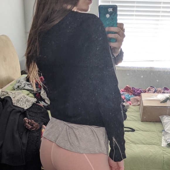 Suede Moto jacket - Picture 4 of 4